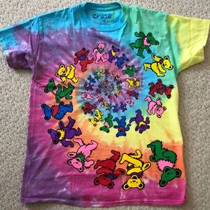 Grateful Dead tie-dyed tee. Medium